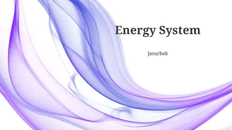 Energy System