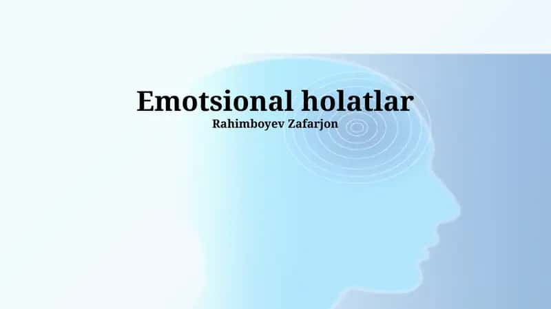 Emotsional holatlar