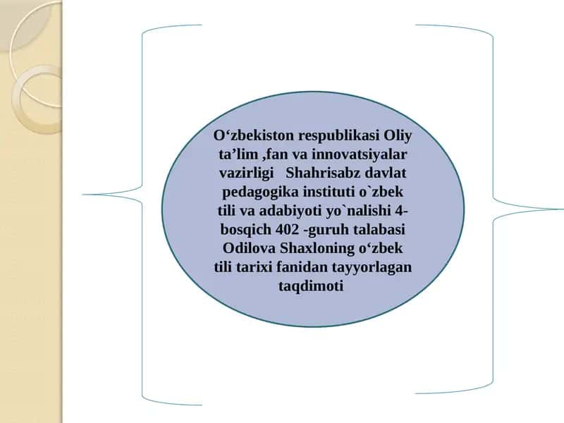 Oʻzbek tilini tarixini davrlashtirishga oid turkologiyadagi qarashlar