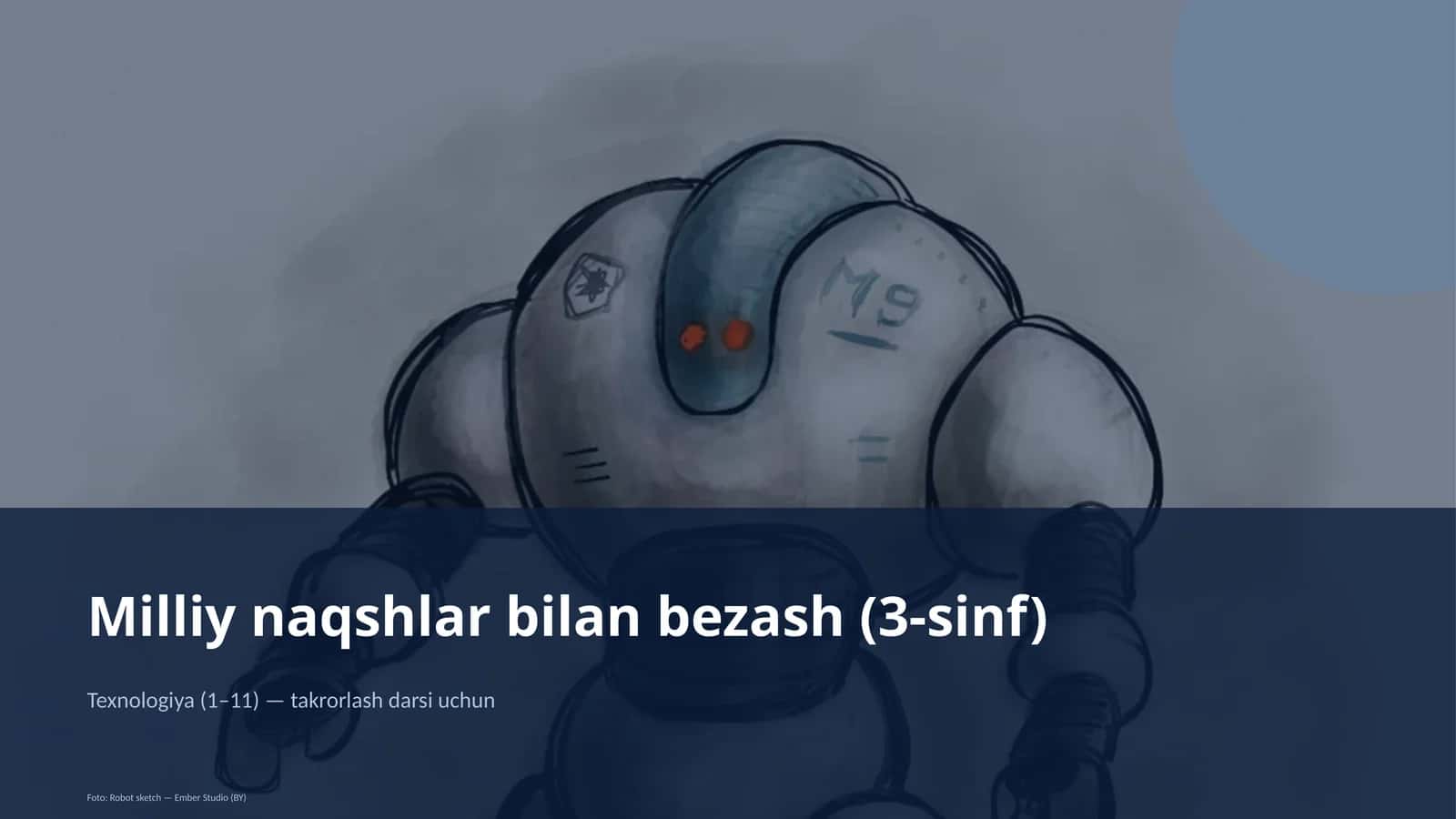 Milliy naqshlar bilan bezash (3-sinf)