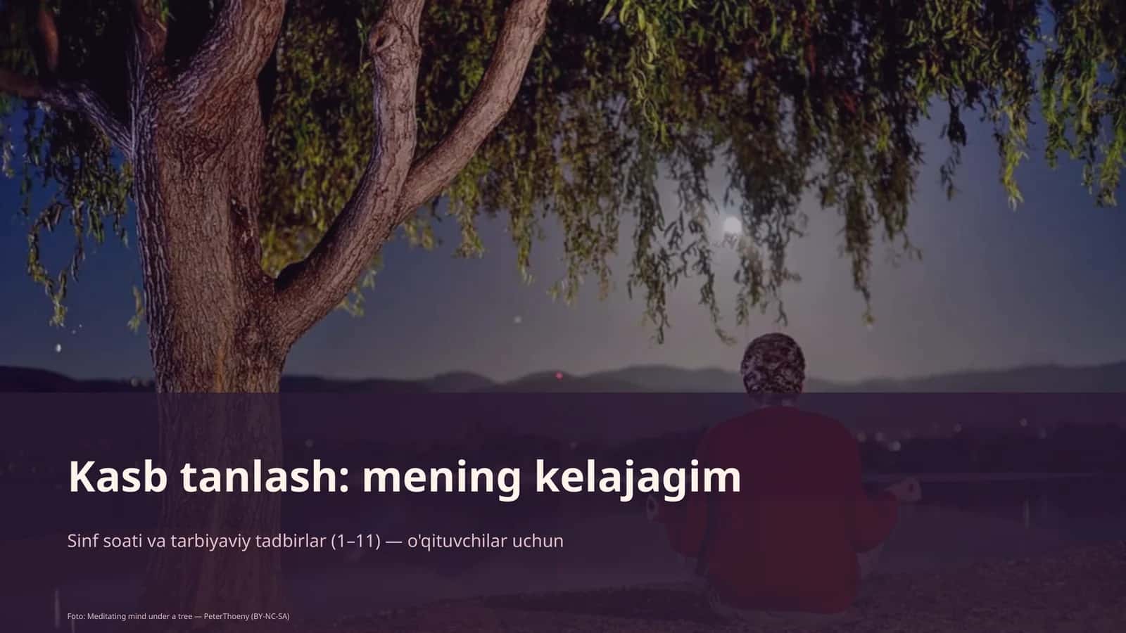 Sinf soati va tarbiyaviy tadbirlar (1– 11) — o'qituvchilar uchun