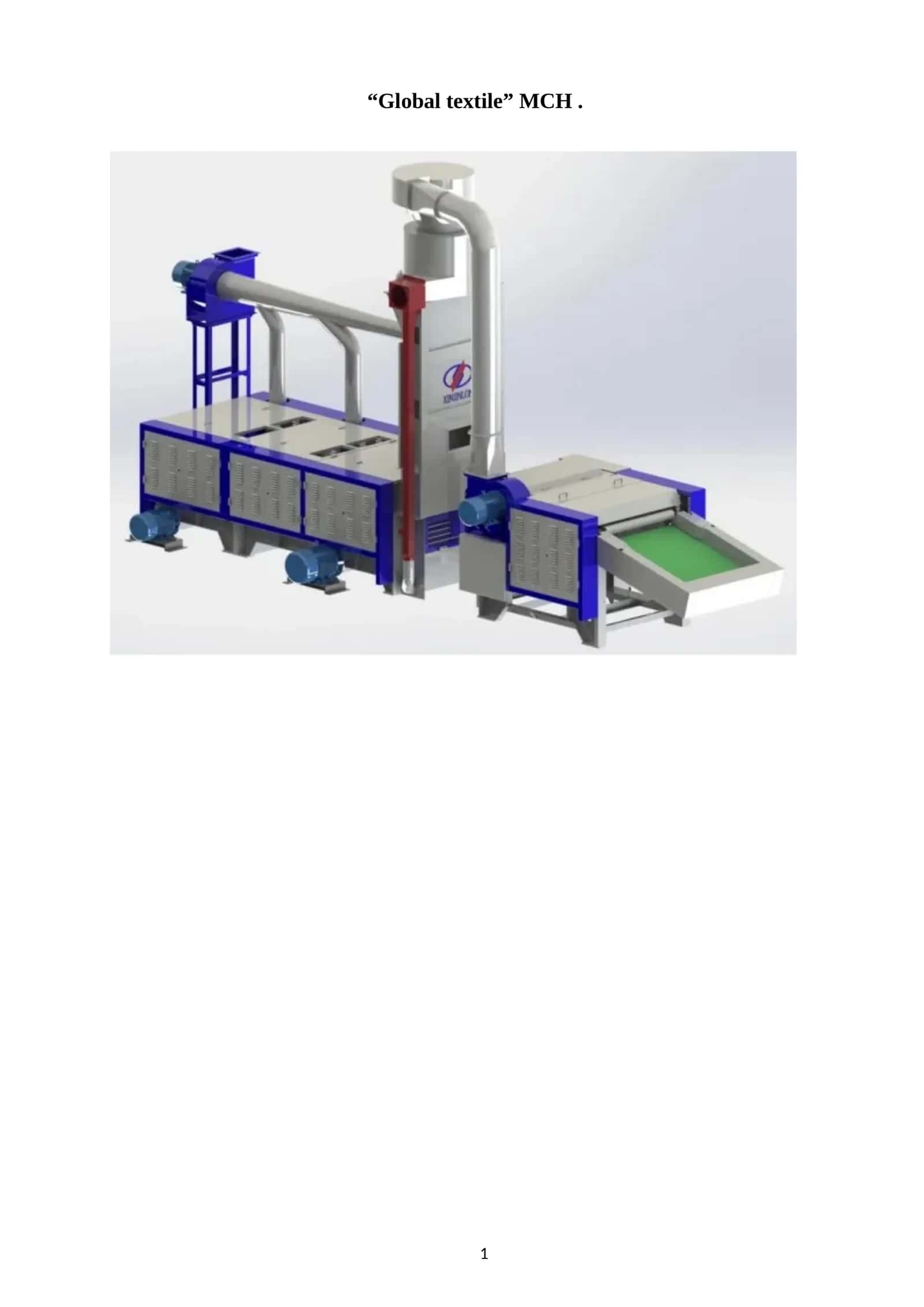 “Global textile” MCH hisobot