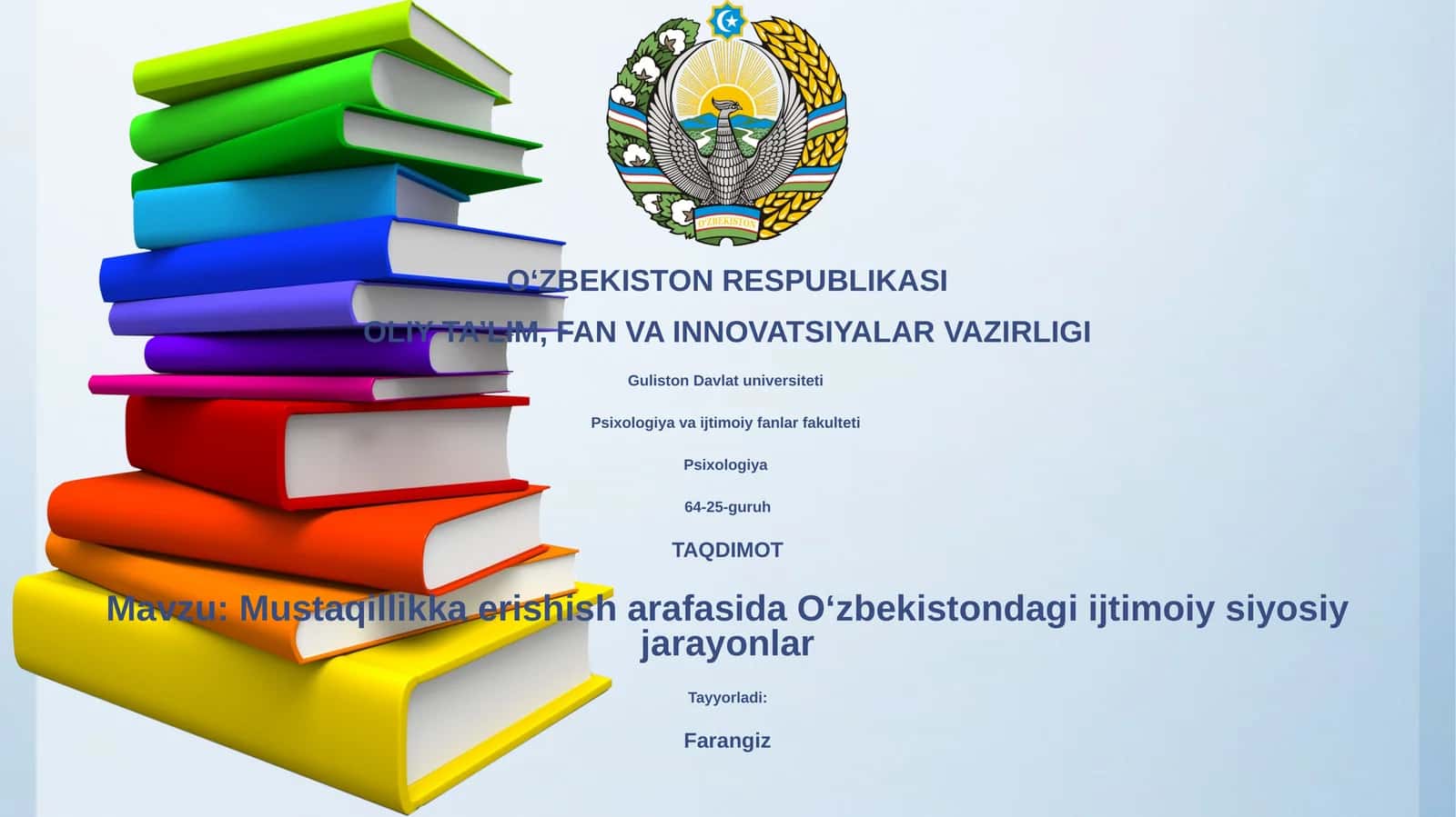 Mustaqillikka erishish arafasida Oʻzbekistondagi ijtimoiy siyosiy jarayonlar