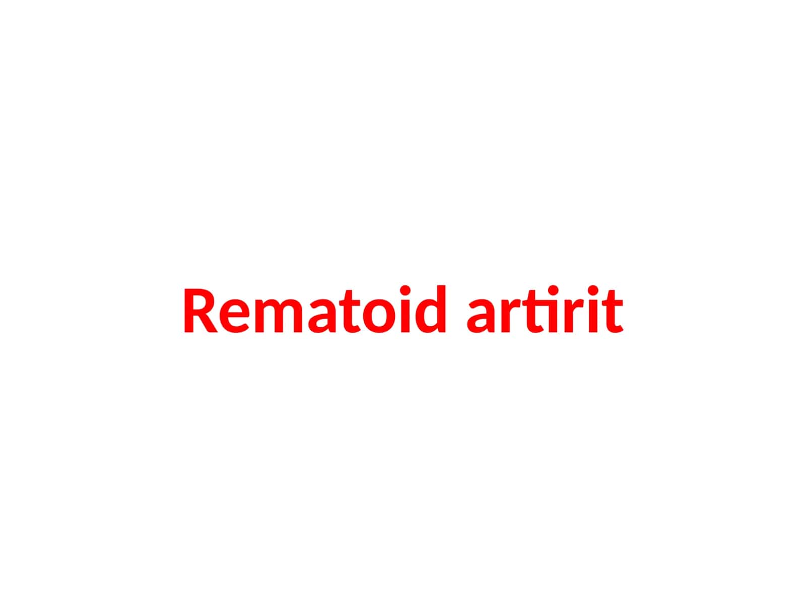 Rematoidartirit
