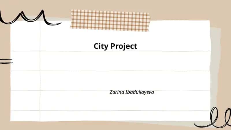 City Project: Urban Masterplan and Zoning Reform