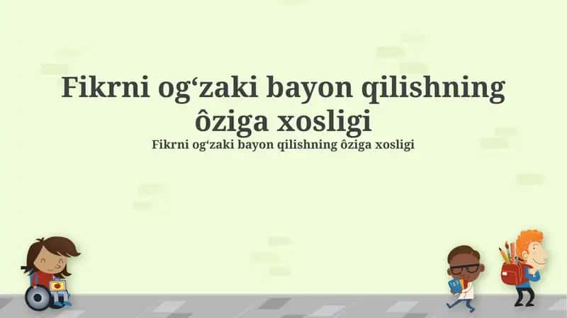 Og'zaki Taqdimotning Imkoniyatlari va Chegaralari