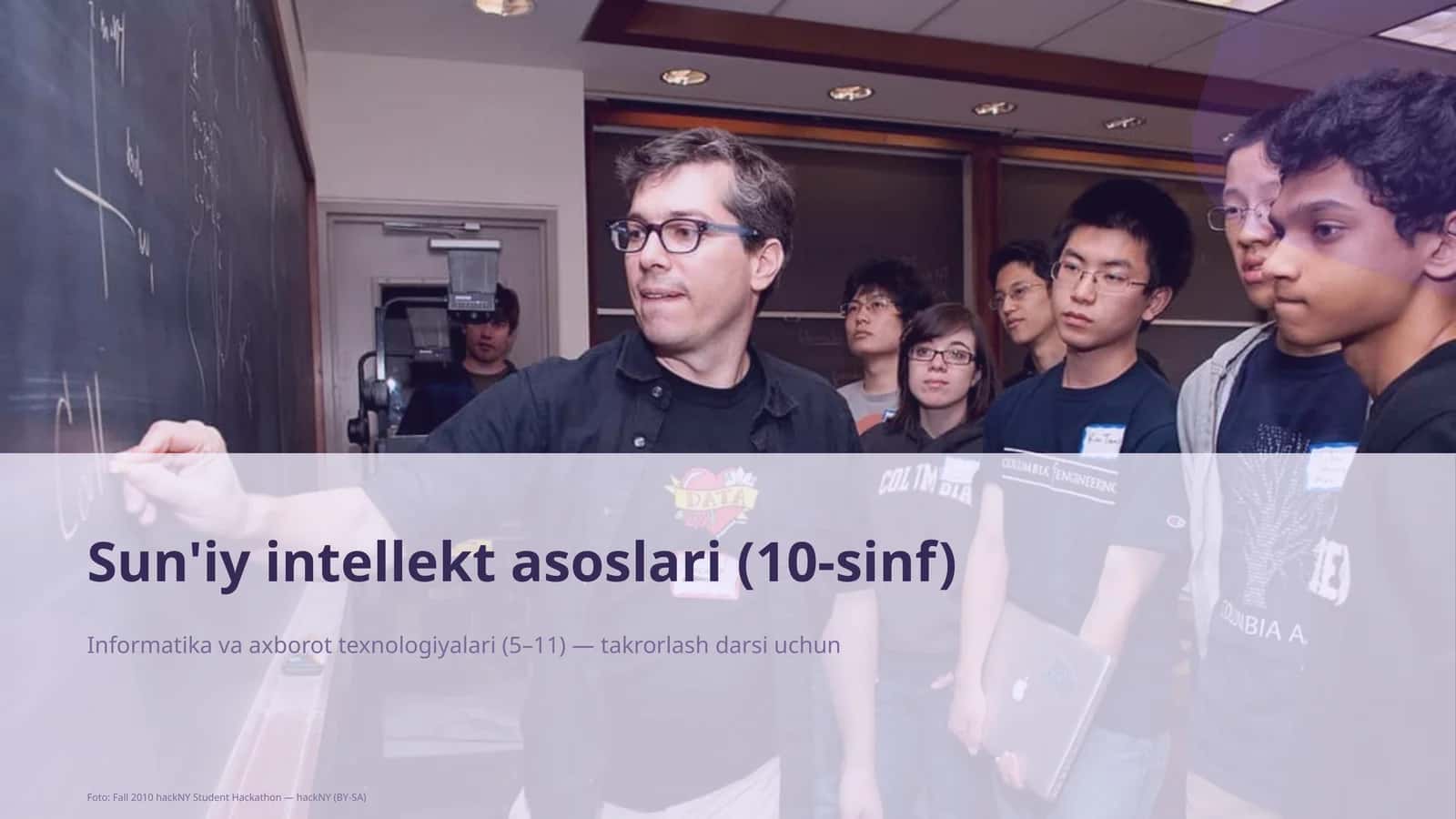 Sun'iy intellekt asoslari (10-sinf)