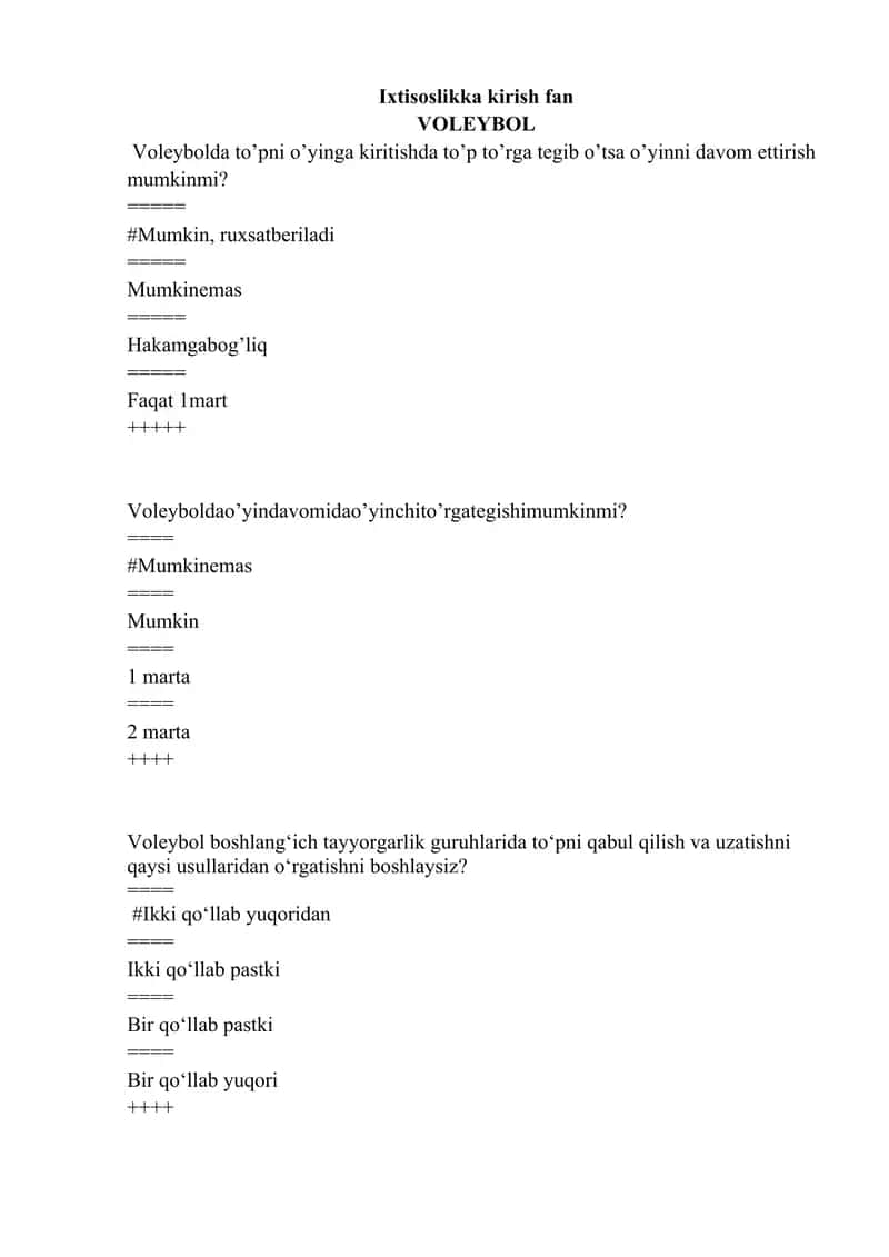 Voleybol