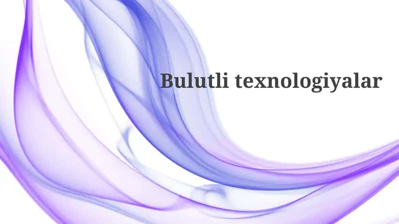 Bulutlitexnologiyalar