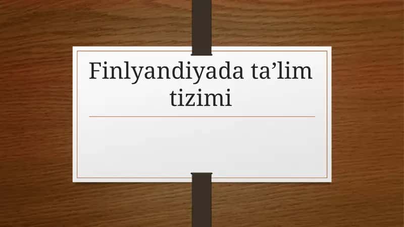 Finlyandiyalik maktab o‘quvchilari