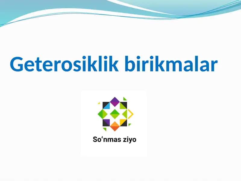 Geterosiklik birikmalar