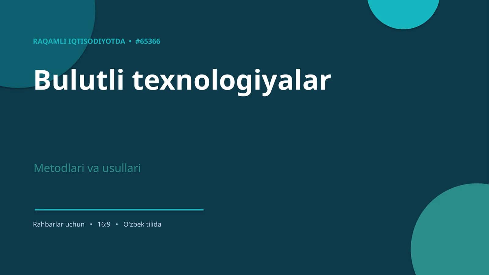 Bulutli texnologiyalar