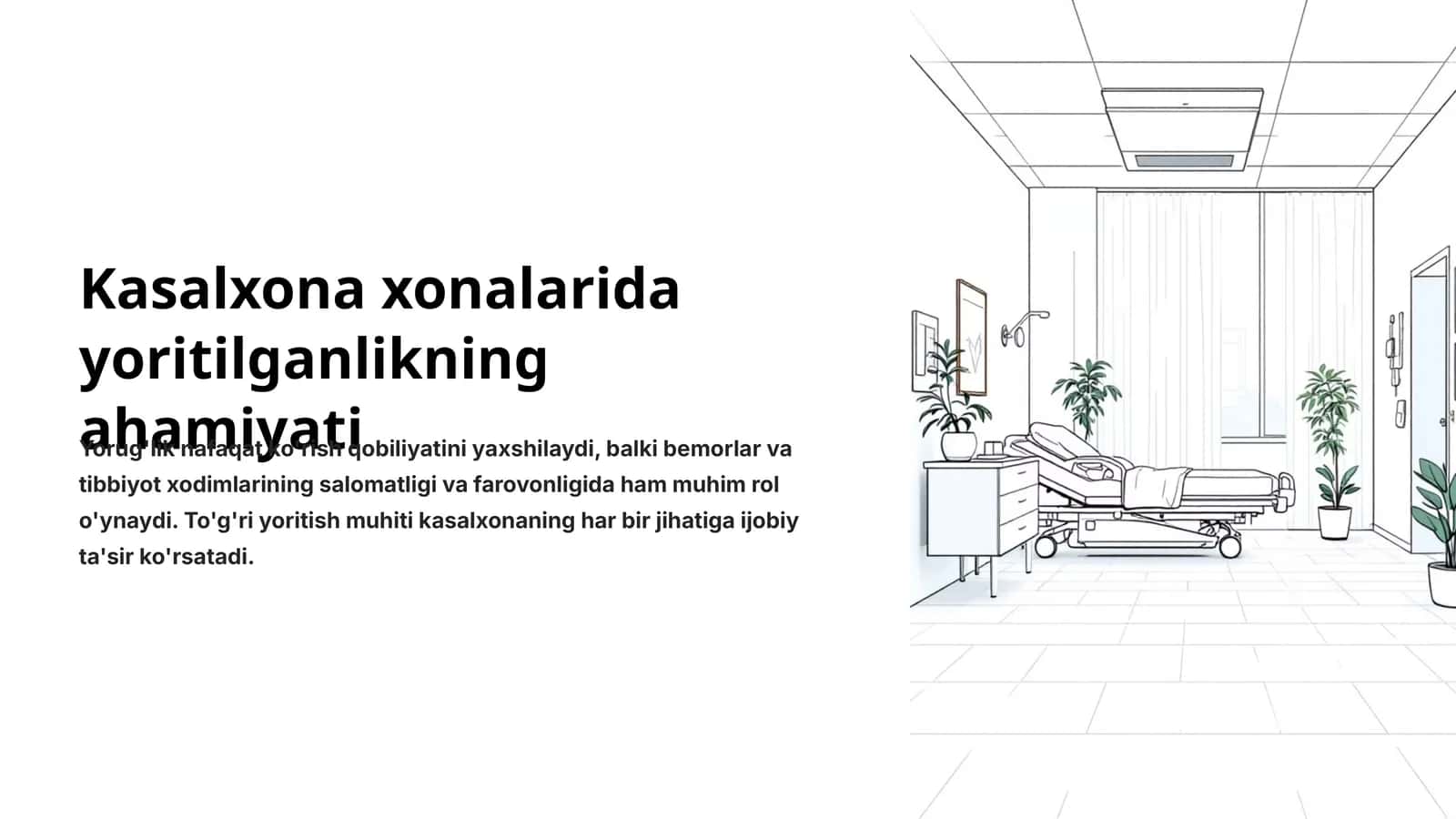 Yorug'lik va bemor xavfsizligi: Infeksiyalar profilaktikasi