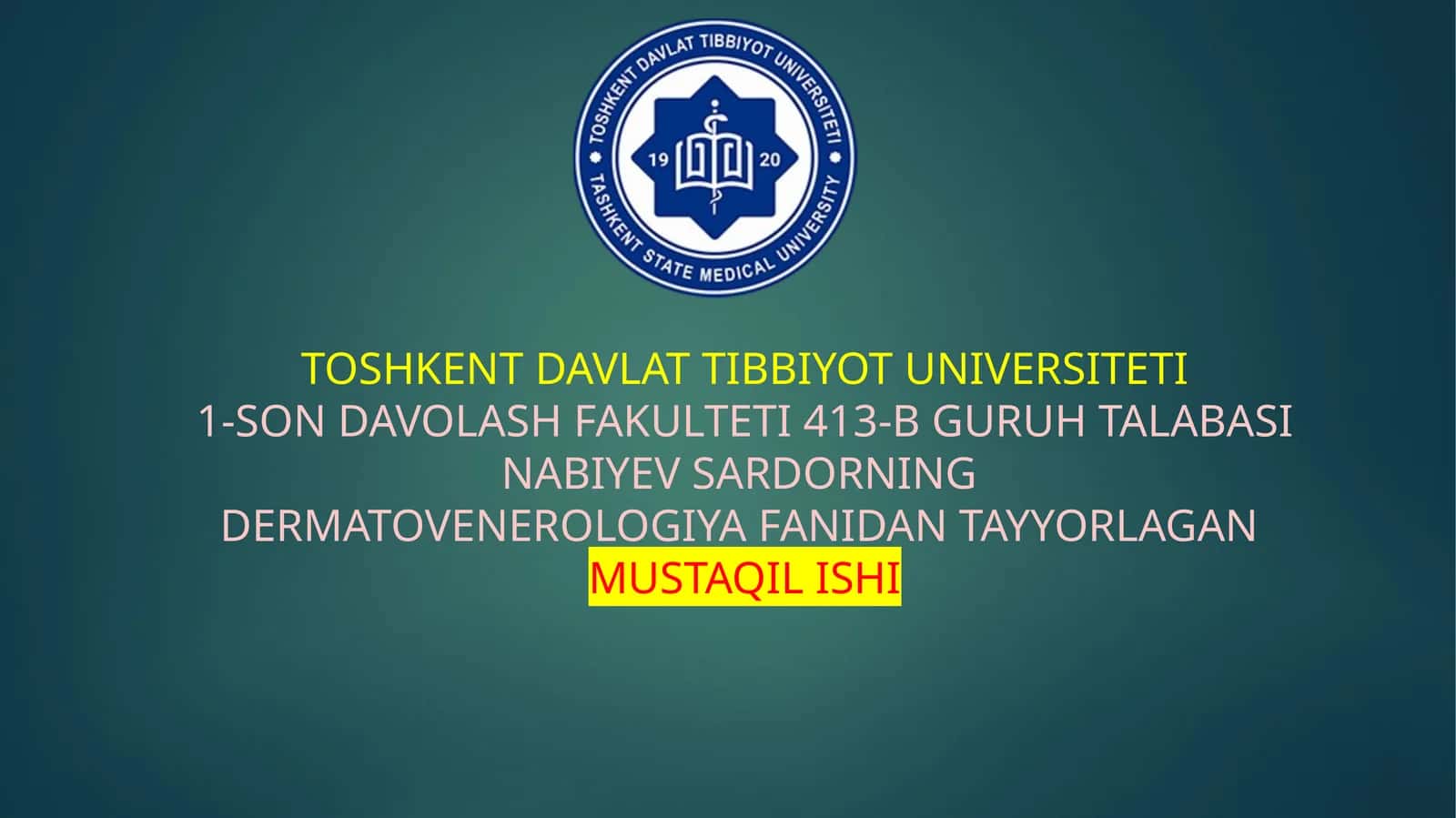 IFA VA PZR DIAGNOSTIK USULLAR