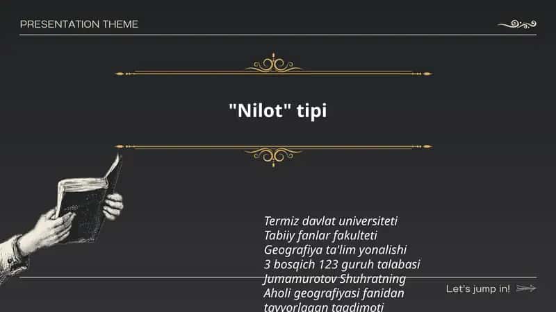 "Nilot" tipi