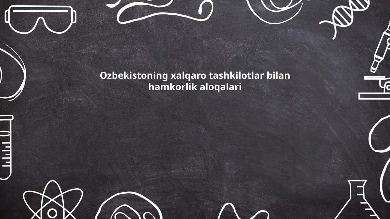 Birlashgan Millatlar Tashkiloti (BMT) bilan hamkorlik