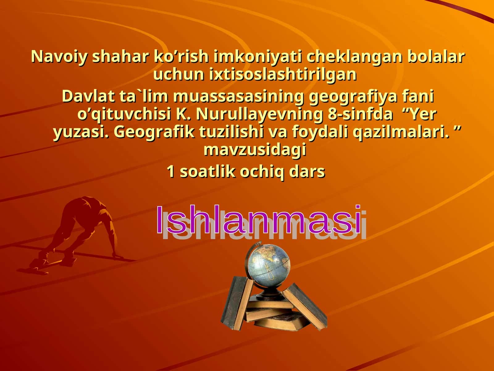 Yer yuzasi. Geografik tuzilishi va foydali qazilmalari