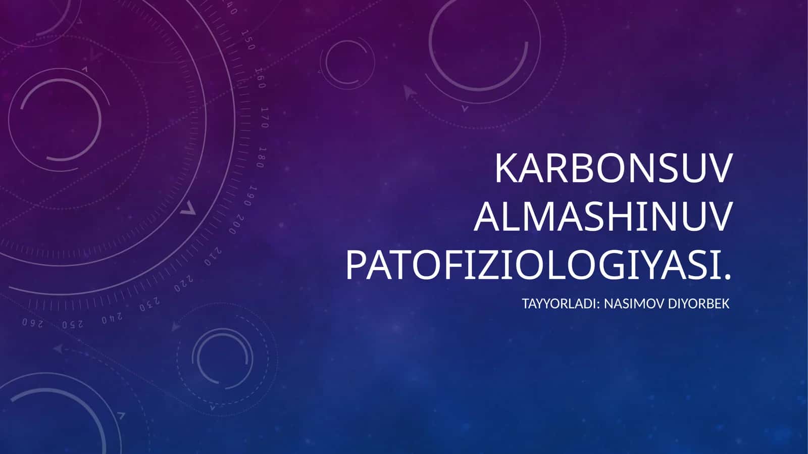 Karbonsuvalmashinuvpatofiziologiyasi