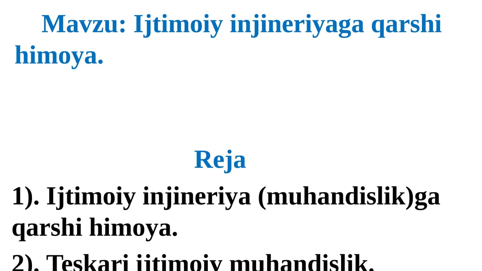 Ijtimoiy injineriyaga qarshi himoya