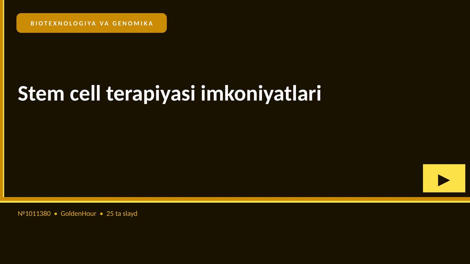 Stem cell terapiyasi imkoniyatlari