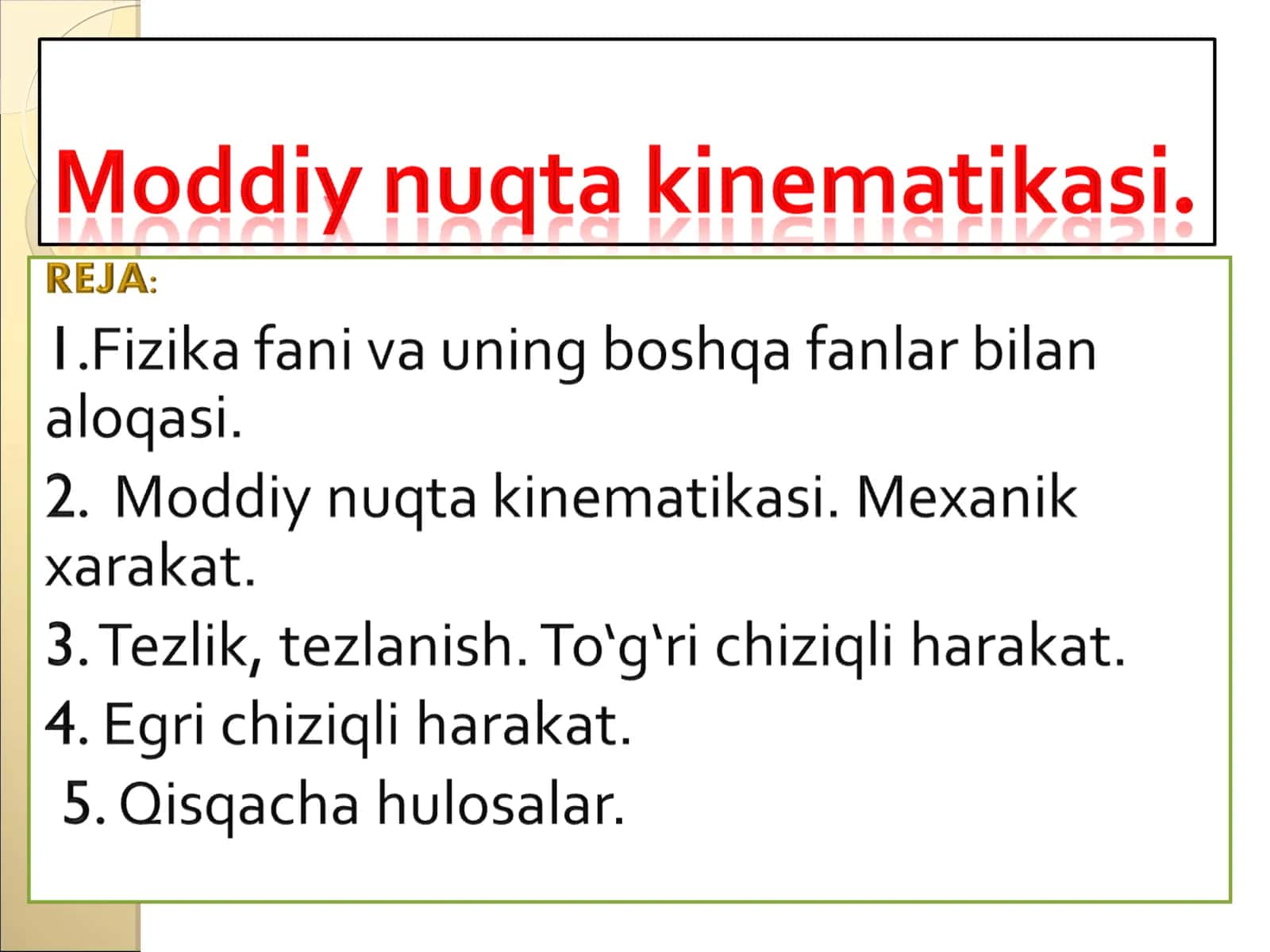 Tabiatshunoslik fanining tarixi