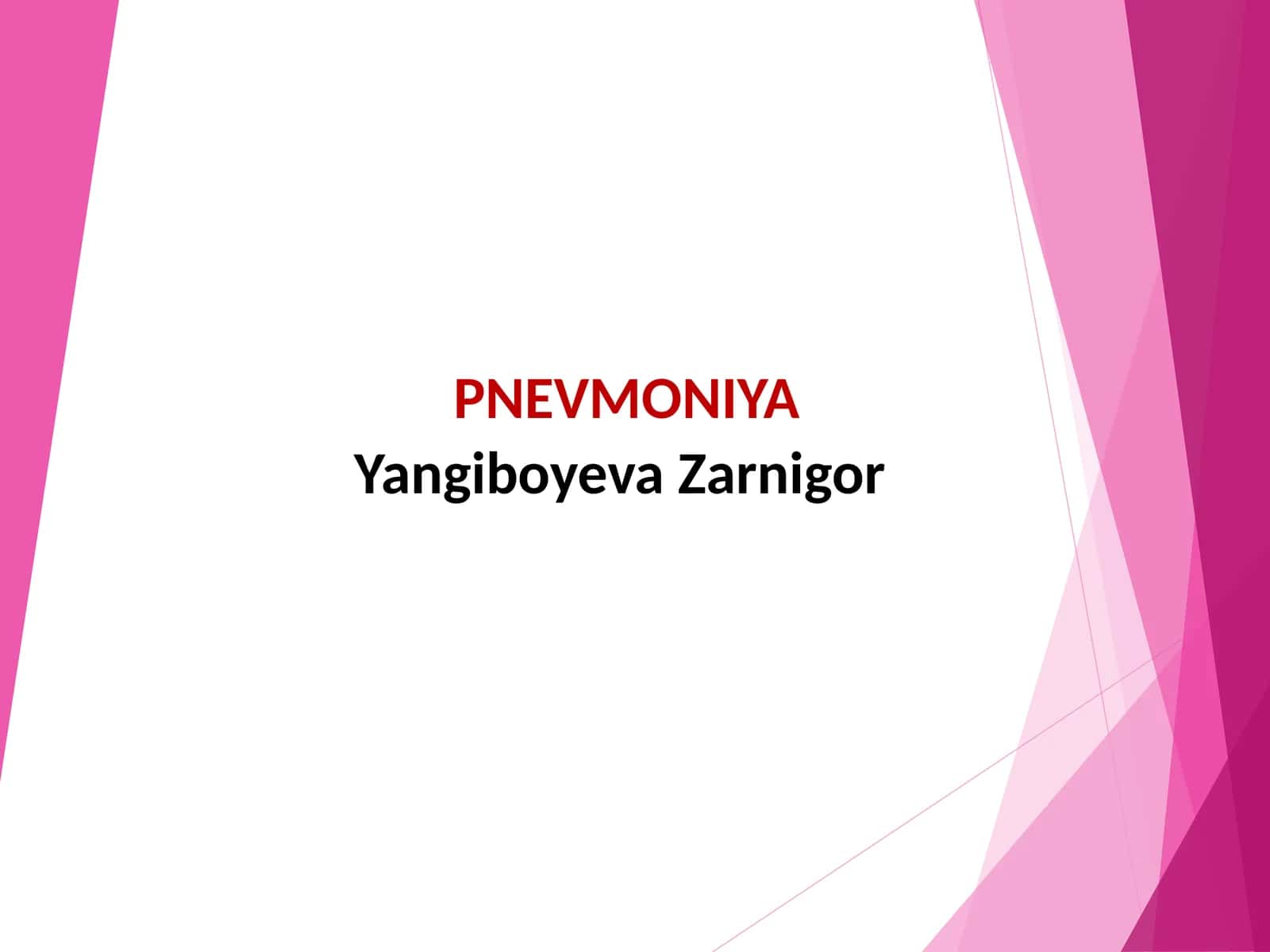 PNEVMONIYA