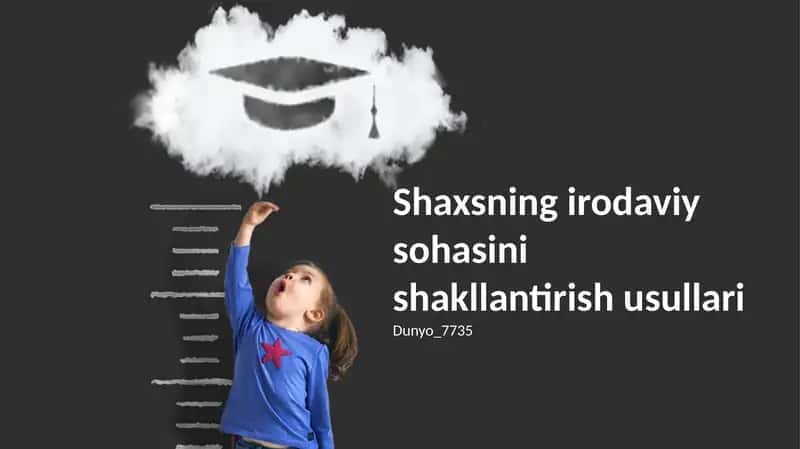 Shaxsning irodaviy sohasini shakllantirish usullari