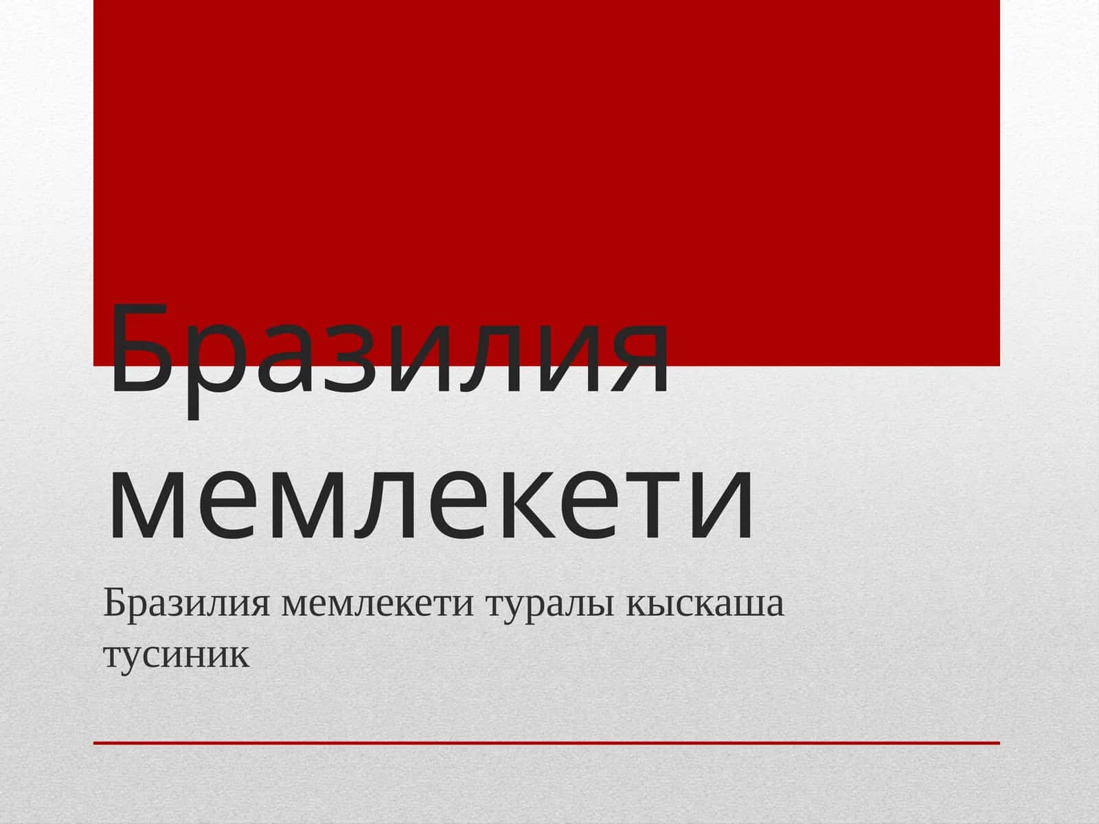 Бразилия мемлекети