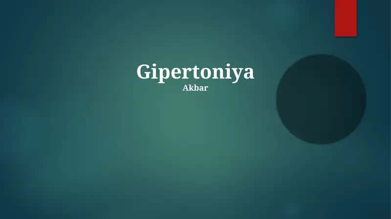 Gipertoniya