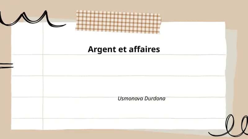Gestion financière d'entreprise