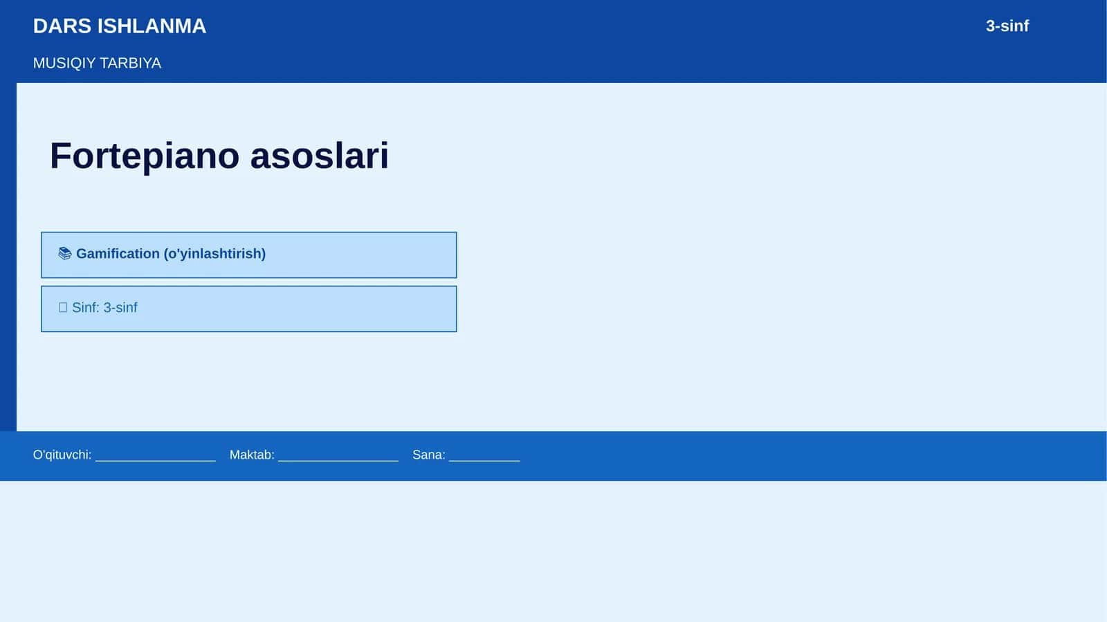 Fortepiano asoslari