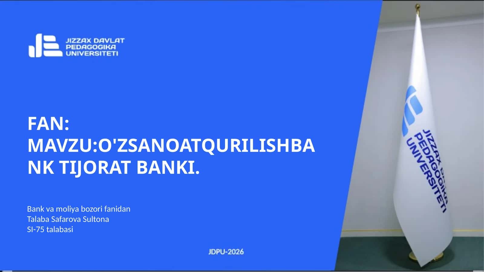 O'ZSANOATQURILISHBANK