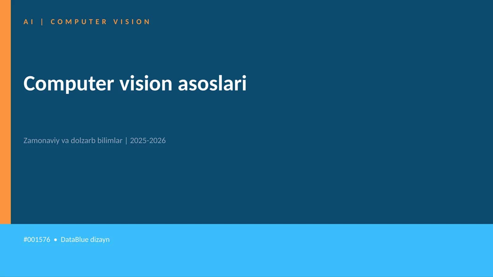 Computer vision asoslari