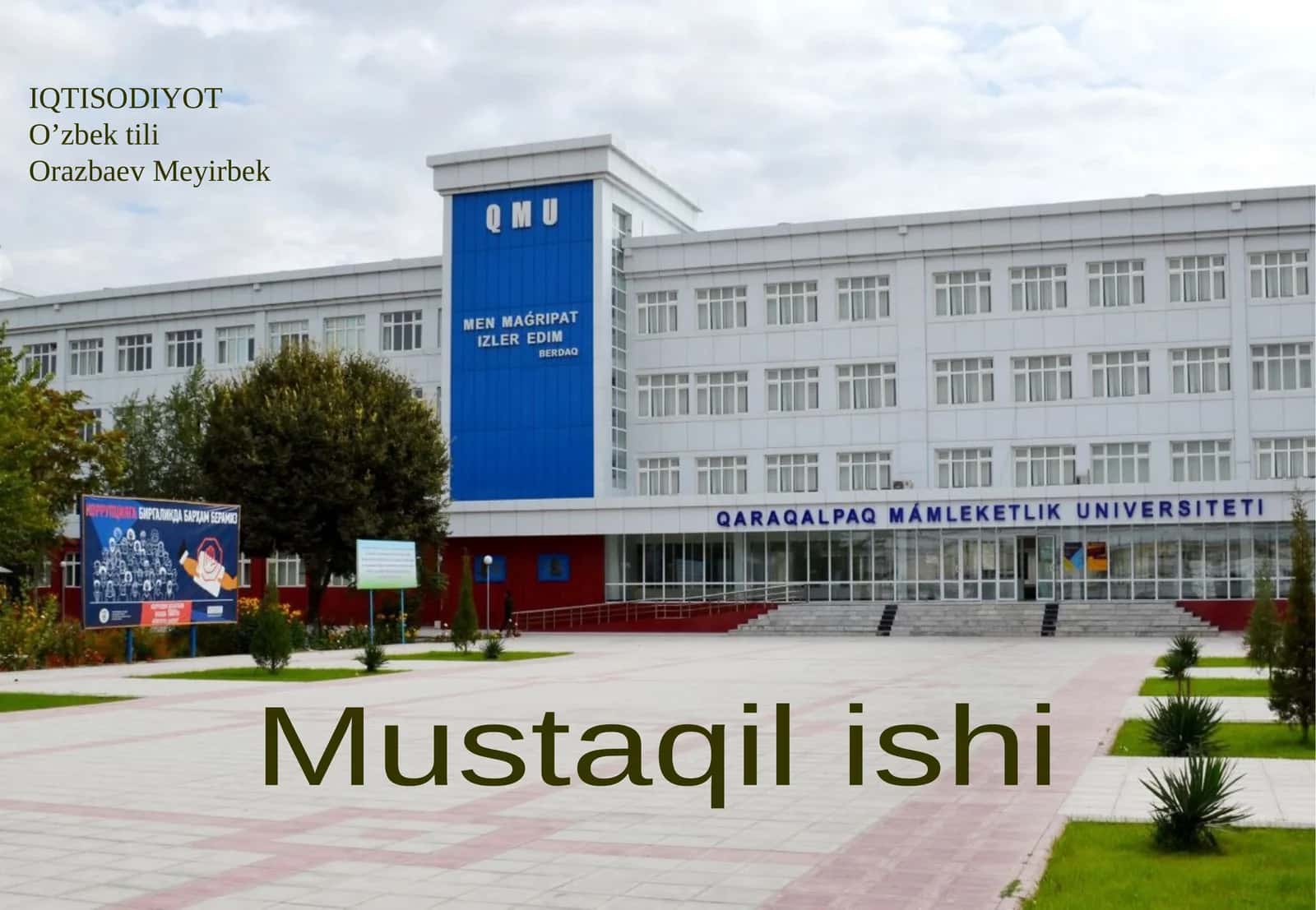 Soha texnologiyasiga oid terminlar bo'yacha nostandart testlar tuzish