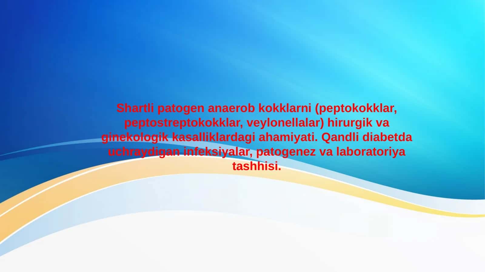 Shartli patogen anaerob kokklar (peptokokklar,peptostreptokokklar,veylonellalar)