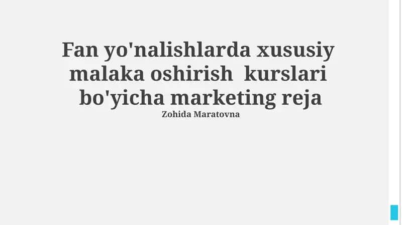 Marketing reja