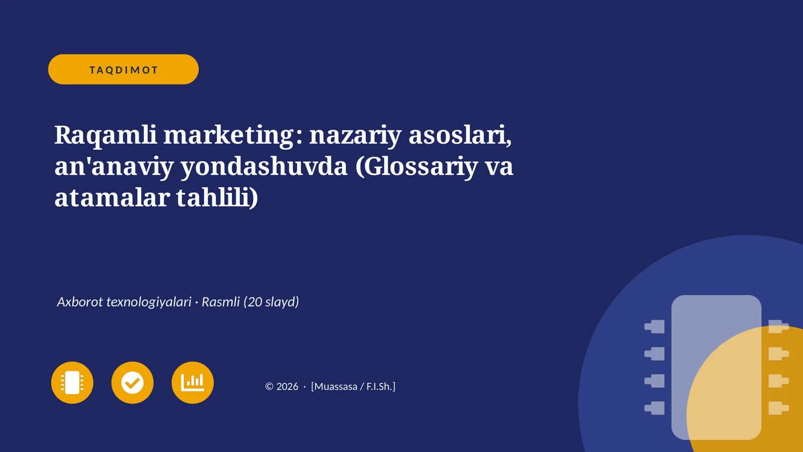 Raqamli marketing: nazariy asoslari, an'anaviy yondashuvda (Glossariy va atamalar tahlili)