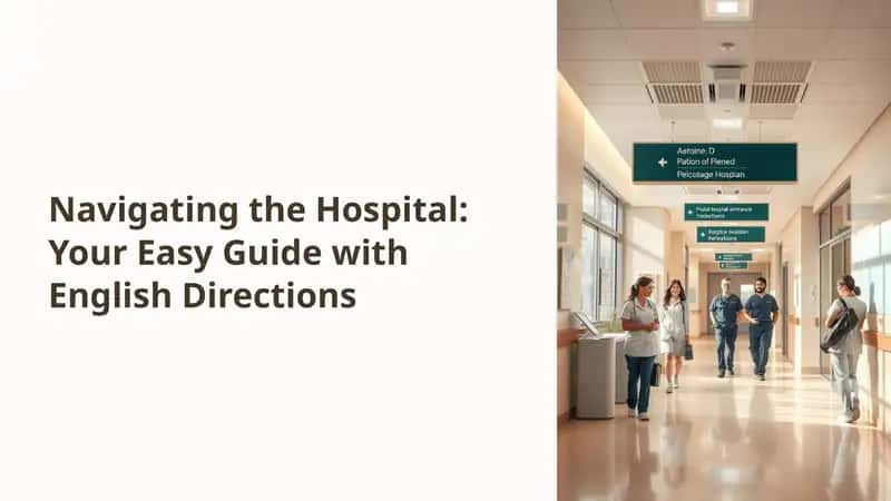 Navigating the Hospital Your Easy Guide with English Directions
