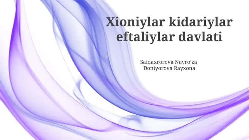 Xioniylar kidariylar eftaliylar davlati