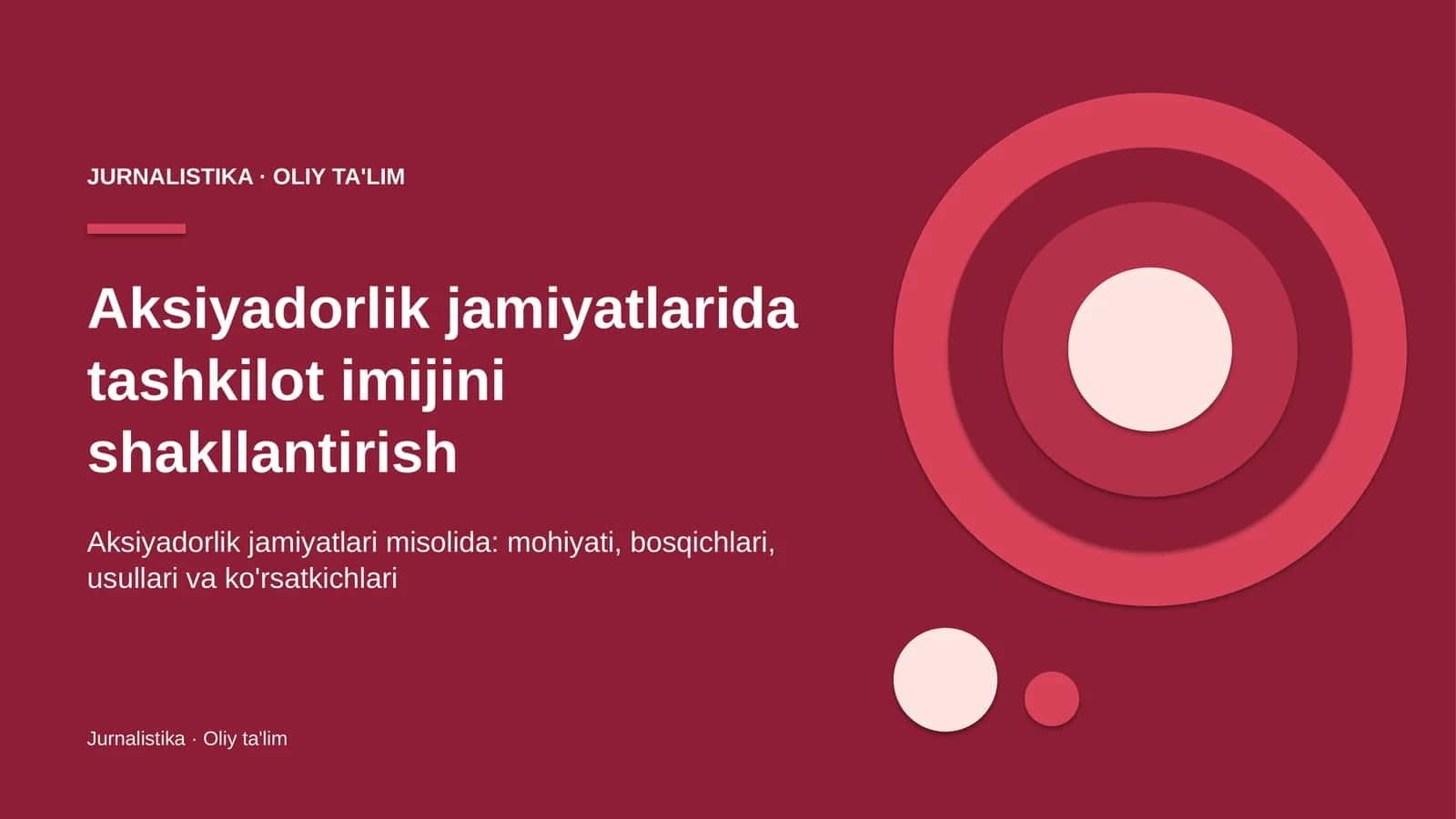 aksiyadorlik jamiyatlarida tashkilot imijini shakllantirish 7662