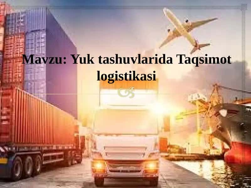 Taqsimlash logistikasi
