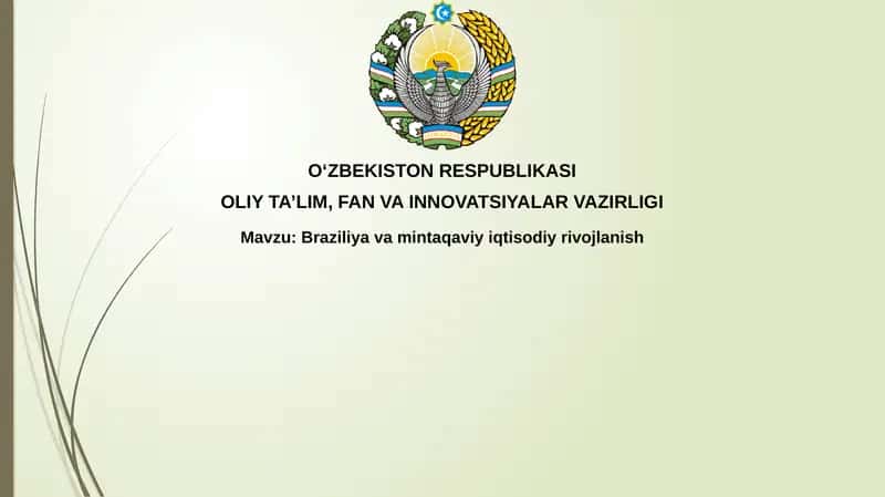 Braziliyavamintaqaviyiqtisodiyrivojlanish