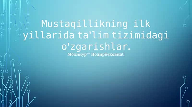 Jismoniy faollik oshishi, uyqu sifati yaxshilanishi, kayfiyatning yaxshilanishi haqida ma'lumot