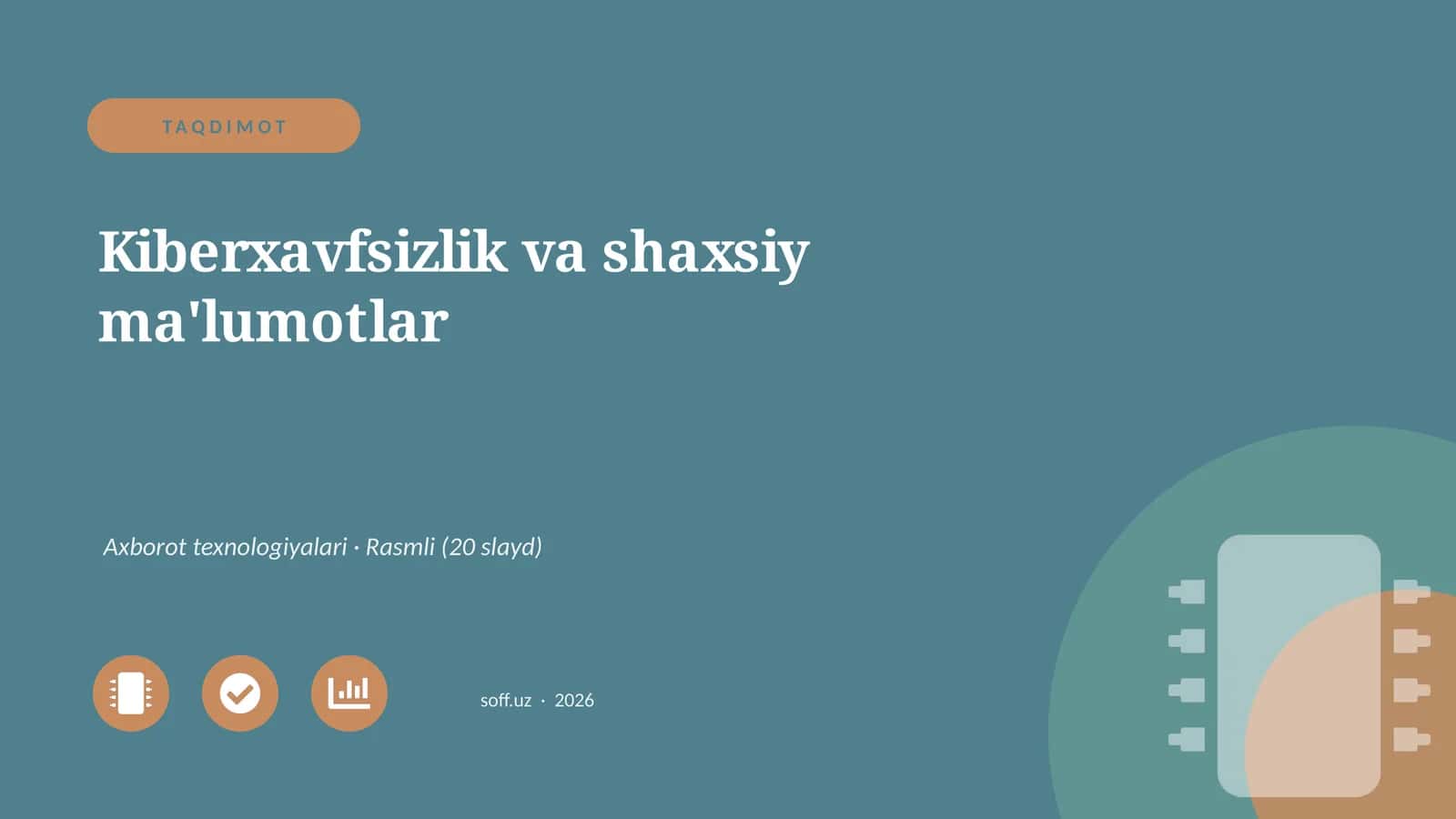Kiberxavfsizlik va shaxsiy ma'lumotlar
