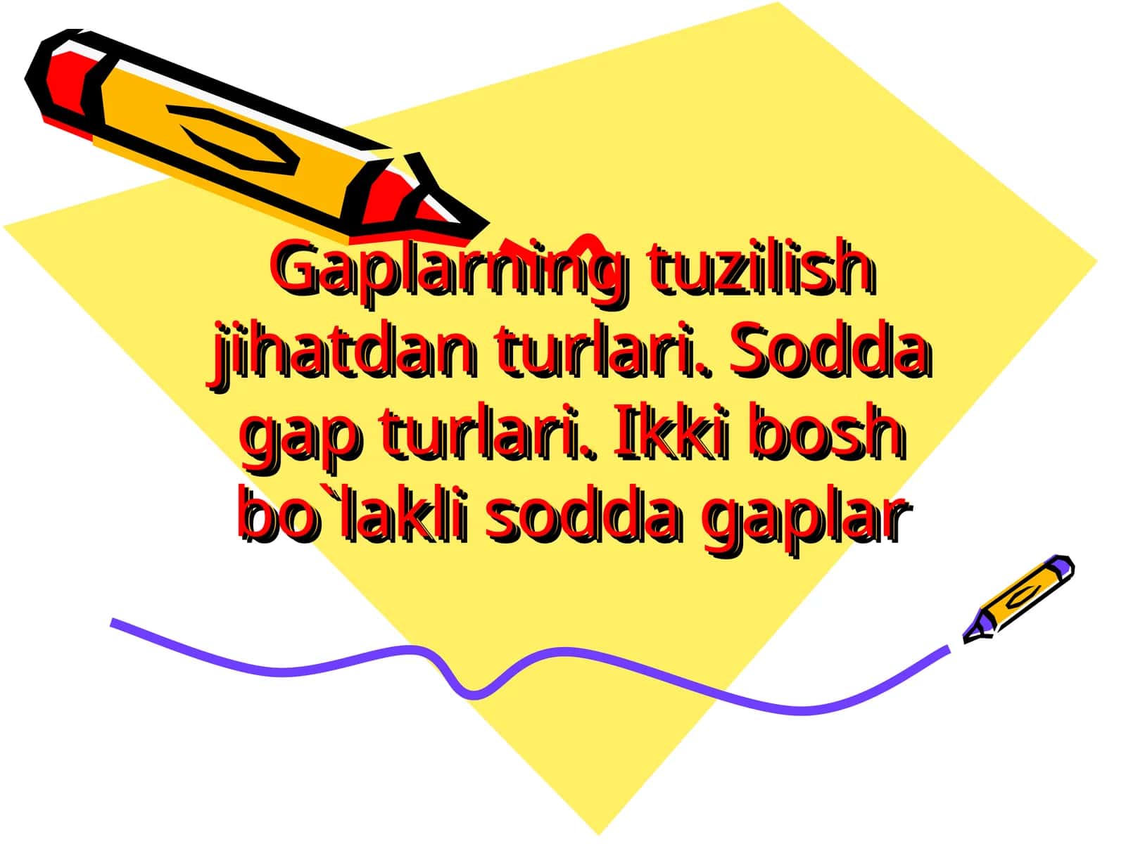 Gaplarning tuzilish jihatdan turlari