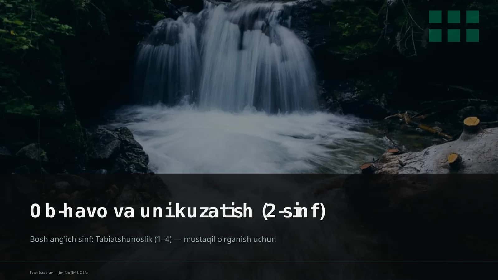 Ob-havo va uni kuzatish (2-sinf)