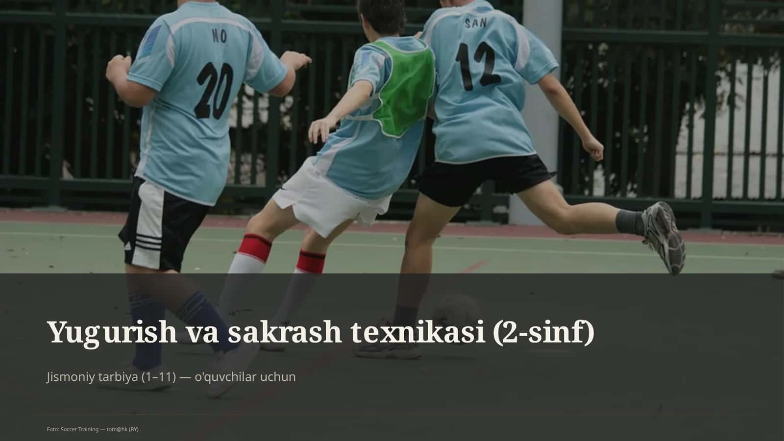 Yugurish va sakrash texnikasi (2-sinf)