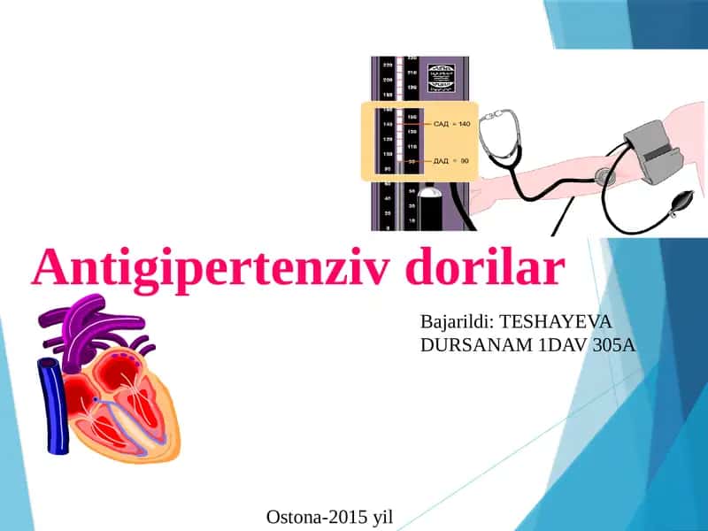 Antigipertenzivdorilar