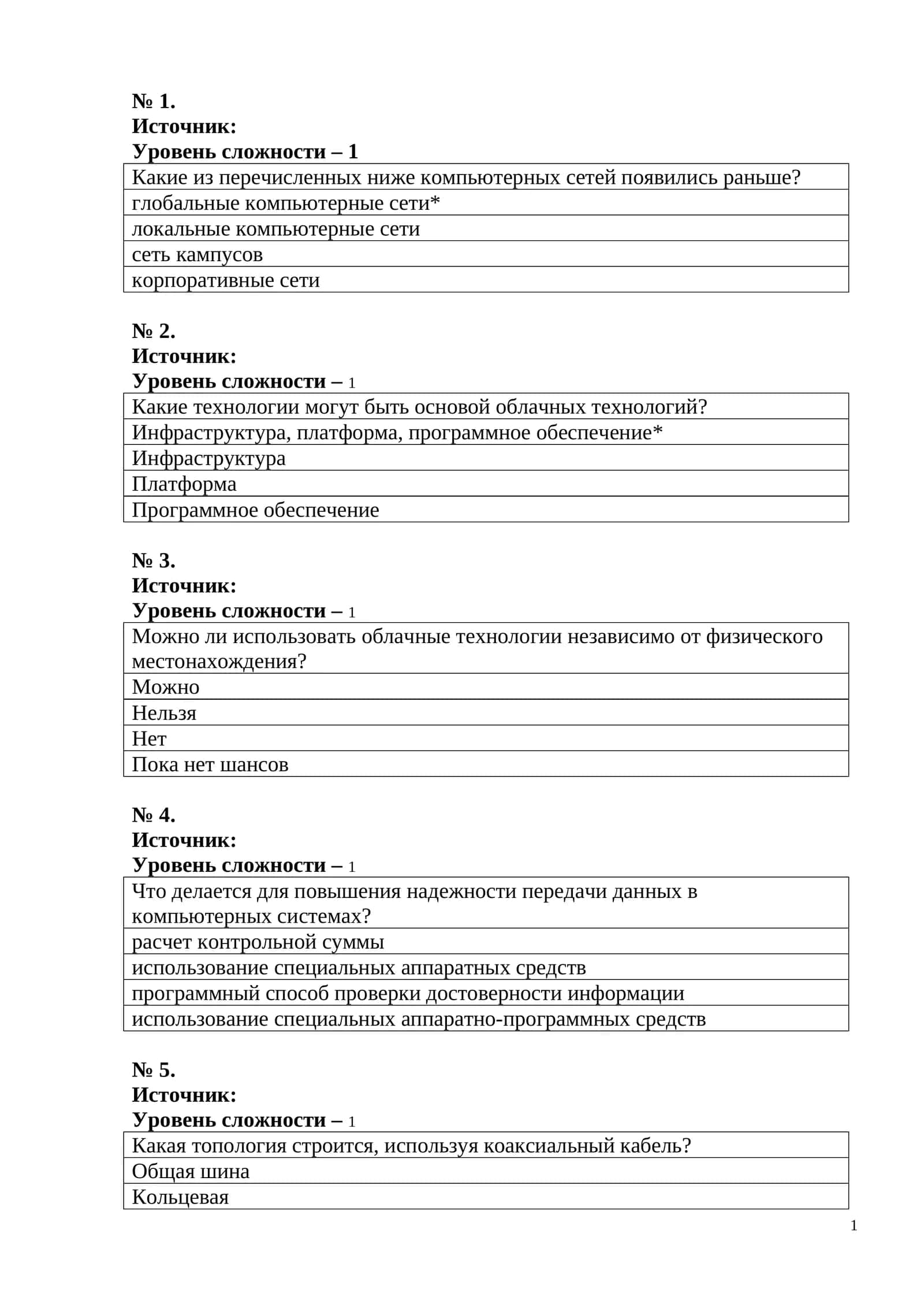 Глобальные компьютерные сети