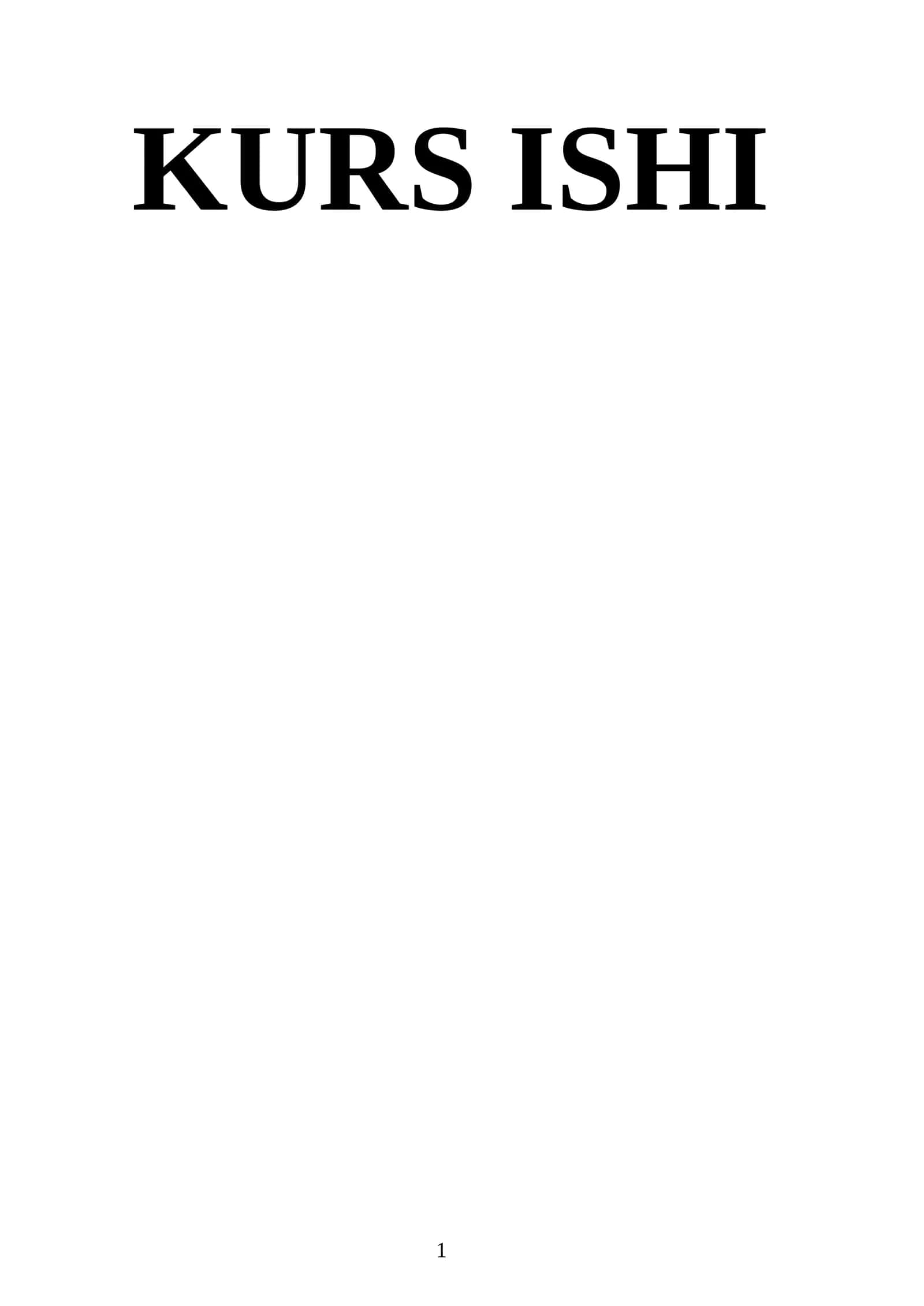 Konduktometriya kurs ishi